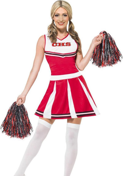 Vegaoo Cheerleader-Kostüm für Damen – Fasching – klein