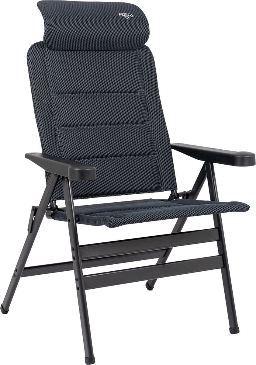 Crespo – Liegestuhl – XL – AP 238 – Air-Deluxe – kompakt – Grau