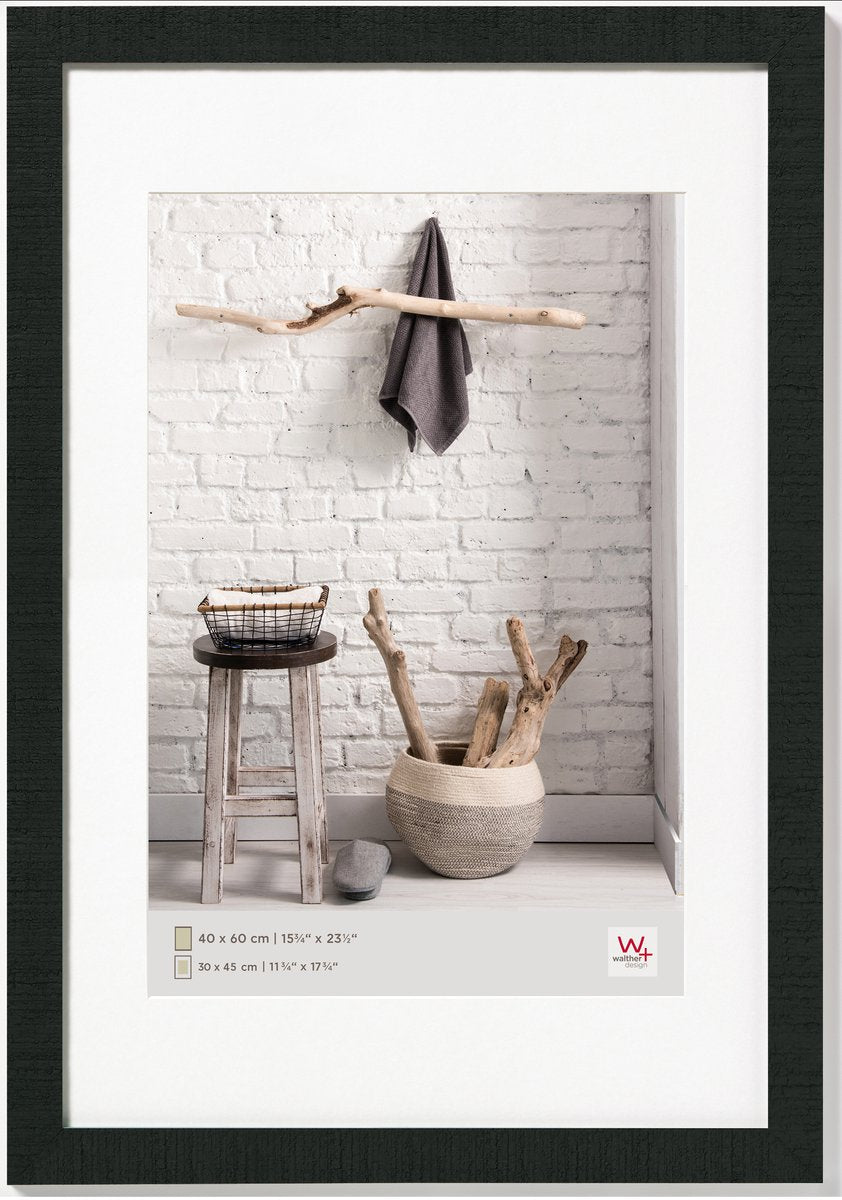 Walther Home - Holzrahmen - Fotogröße 40x60 cm - Schwarz