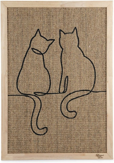 Entworfen von Lotte Poezels – Kratzbrett – Holz – 50 x 70 x 2 cm