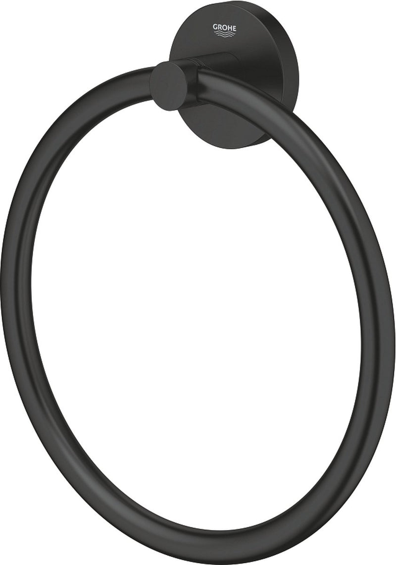 Grohe Start Handtuchring – mattschwarz