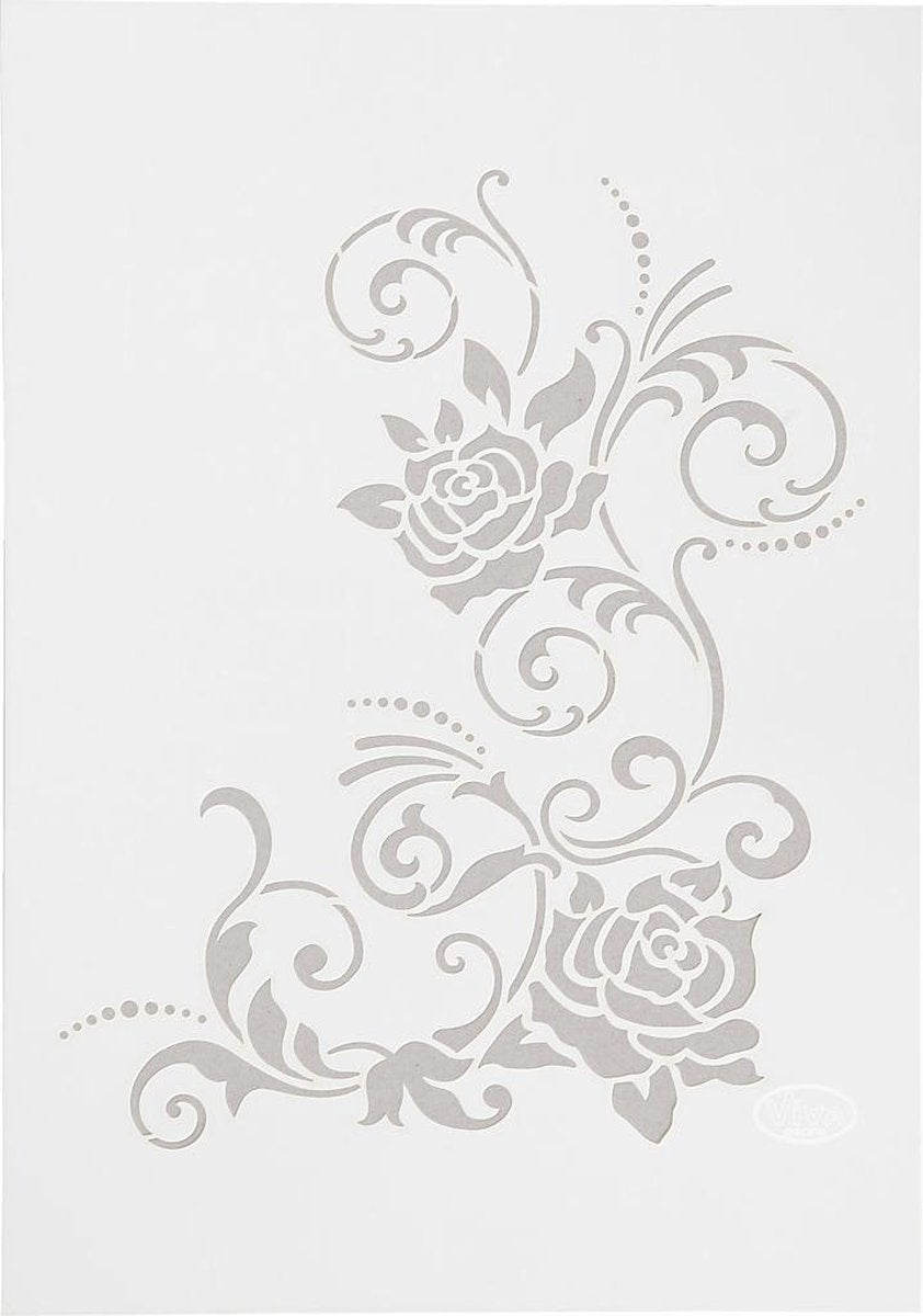 Viva Decor Flexible Vorlage, Blumen, A4, VEL 210x297 mm, 1 Stück