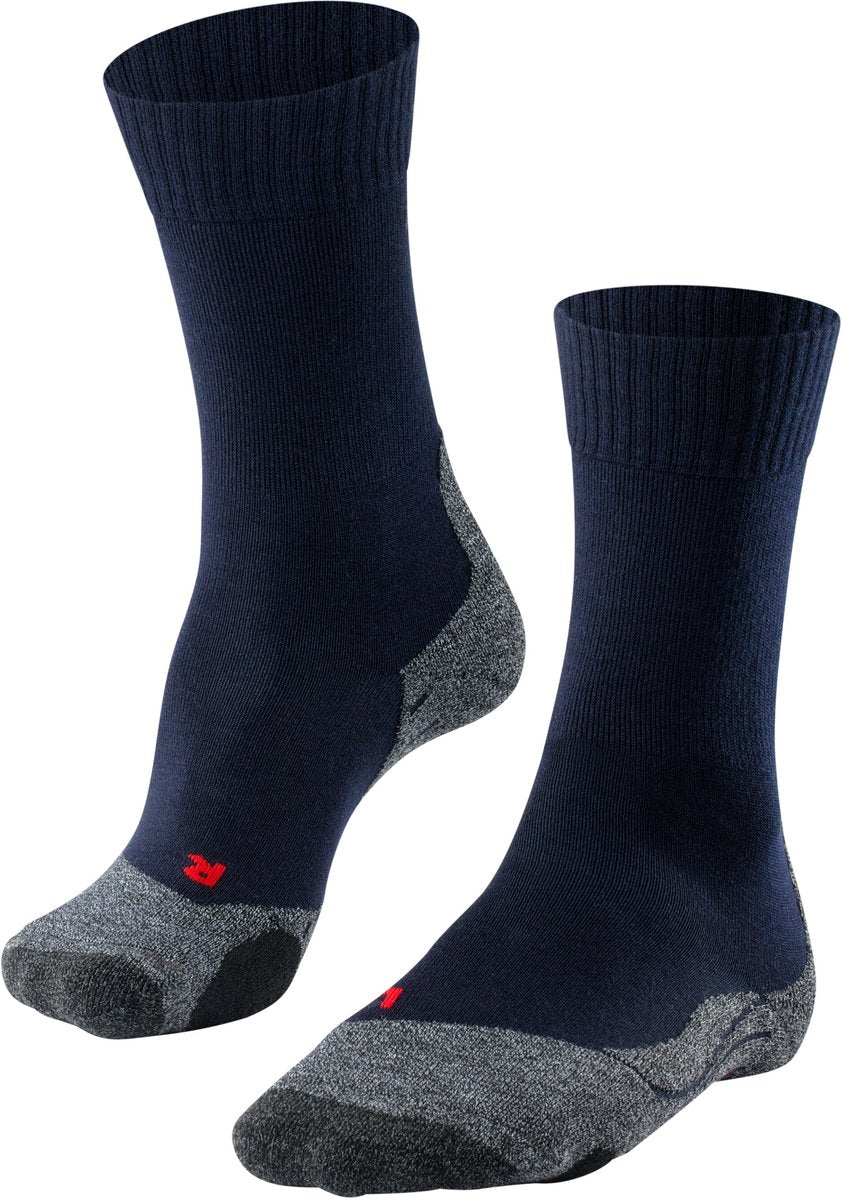 Falke TK2 Anti-Blister Wandersocken aus dickem Woll-Funktionsmaterial Herren blau - Größe 39-41