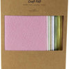 Creativ Company Hobbyfilz, A4, Blatt 210x297 mm, Stärke 2 mm, Pastellfarben, 10 Stück 1 Karton