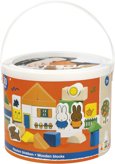 Bambolino Toys Blockton Wood Miffy, 50dlg.