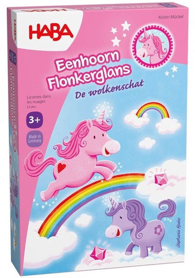 Haba Spiel ab 3 Jahren Einhorn Glitzer Glanz