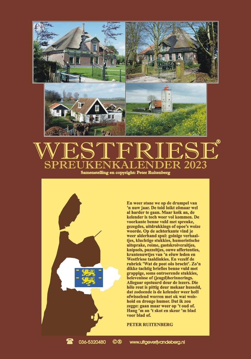 Westfriesischer Zauberkalender 2023 ohne Markenzeichen