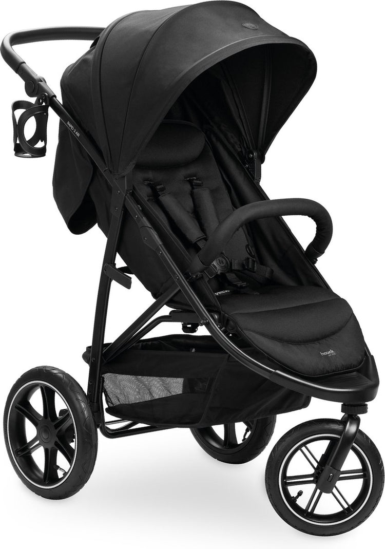 Hauck Rapid 3 Air - Buggy - Luftrad - Stadt- und Waldtauglich - Schwarz
