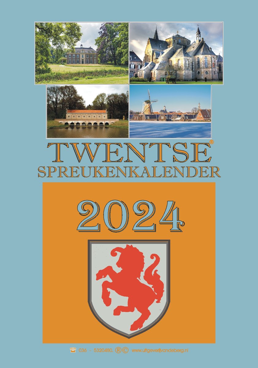 Markenloser Twentse-Zauberkalender 2024 ohne Marke