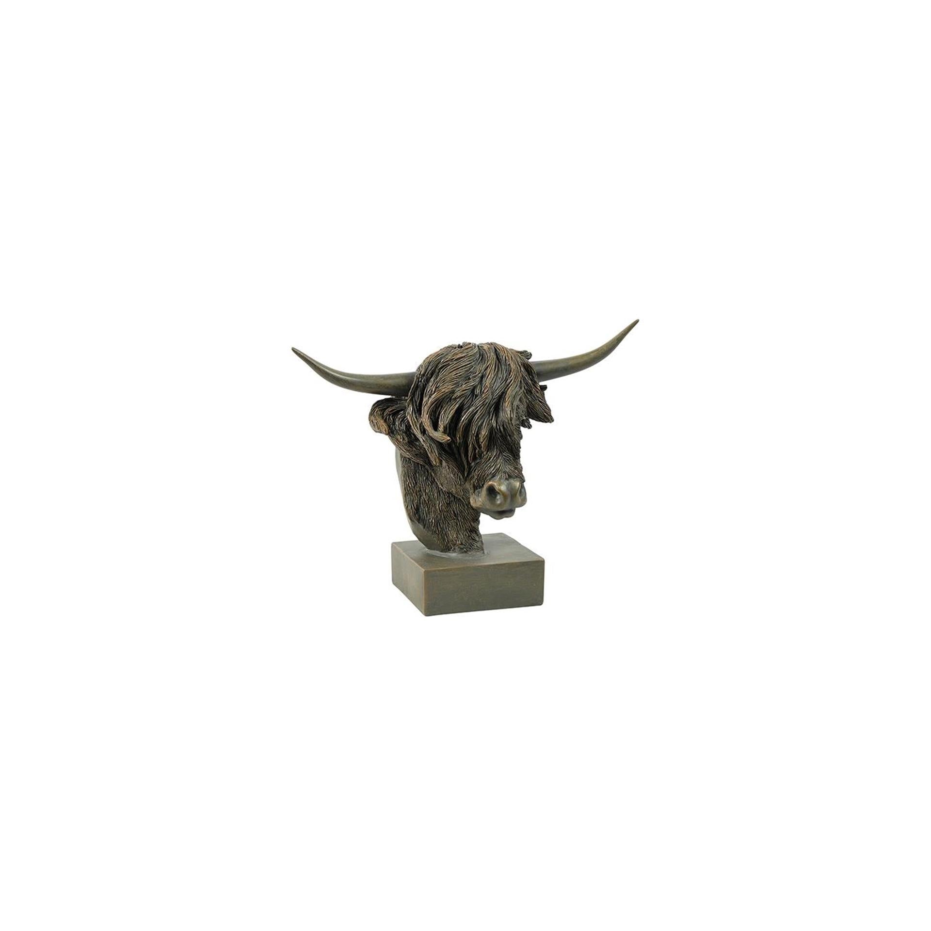 Countryfield-Statue schottischer Highlander braun H33cm