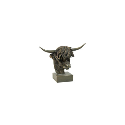 Countryfield-Statue schottischer Highlander braun H33cm