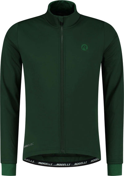 Rogelli Essential Fahrradjacke Winter Herren - Armeegrün - S