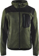 Blåkläder Blaklader Strickjacke mit Softshell 4930-2117 – Armeegrün Schwarz – XXL