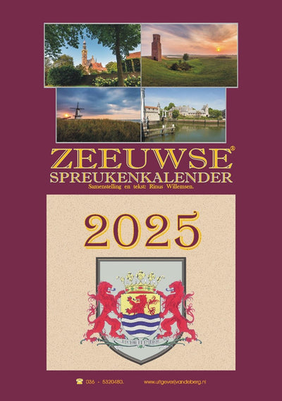 Markenloser Zeeland-Zauberkalender 2025 ohne Marke