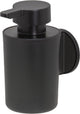 Tiger Tune - Seifenspender 180 ml - ohne Bohren - selbstklebendes 3m-Klebeband - schwarzes Metall gebürstet schwarz
