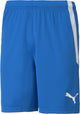 Puma Teamliga Shorts Herren Sporthose – Electric Blue Lemonade – Weiß