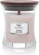Woodwick Duftkerze Minikerze – Rosenholz – 20 Brennstunden – 85 g – 8 cm ø 7 cm