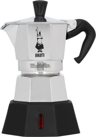 Bialetti Moka Electric 2 Tassen – elektrische Kaffeemaschine – 230 V – Aluminium – italienischer Espressokocher
