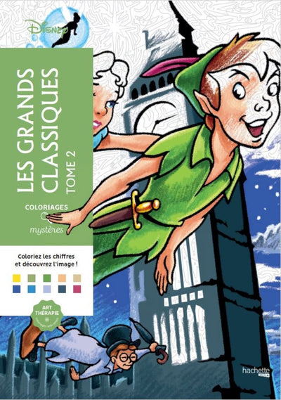 Hachette Disney Les Grands Classiques 2 – Malen nach Zahlen – Malbuch für Erwachsene