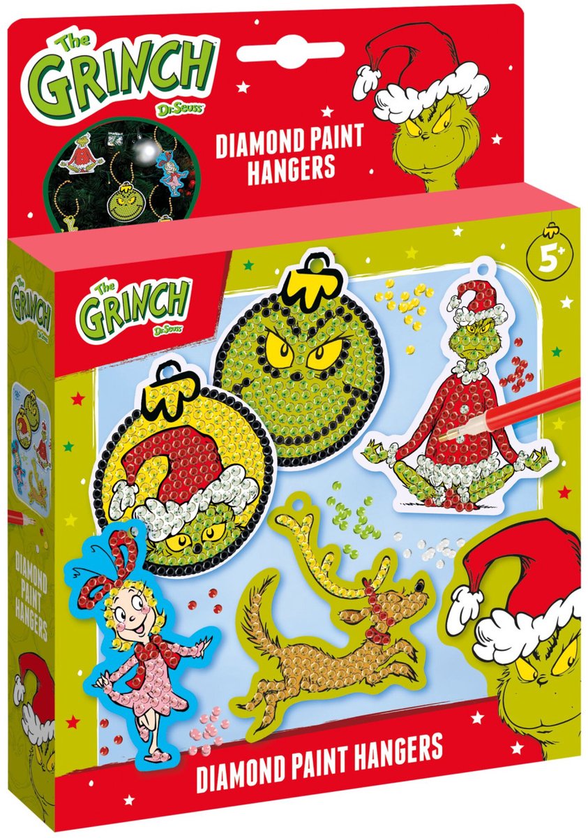 Totum Diamond Painting Weihnachtsbügel machen das Grinch