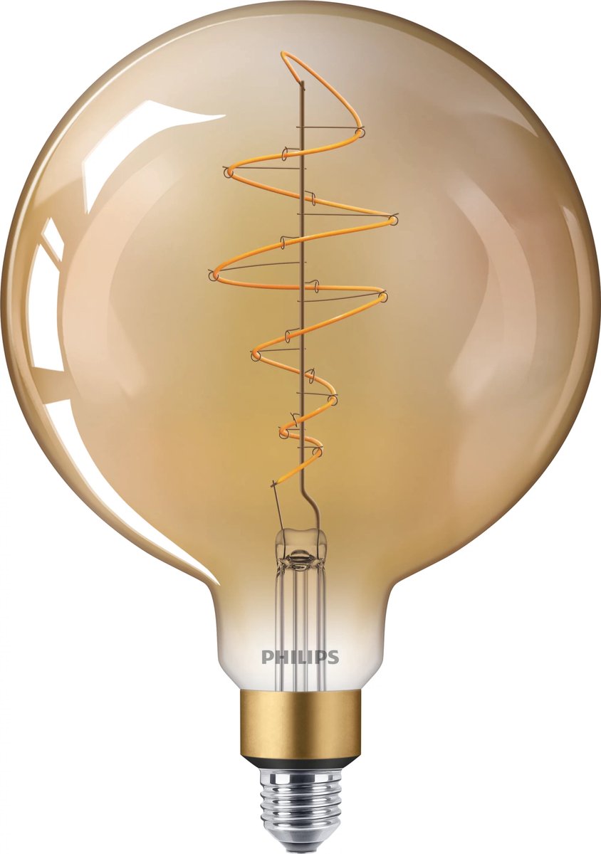 Philips LED-Filament-Globus 6,5–40 W E27 G200 Gold Vintage – LED3832