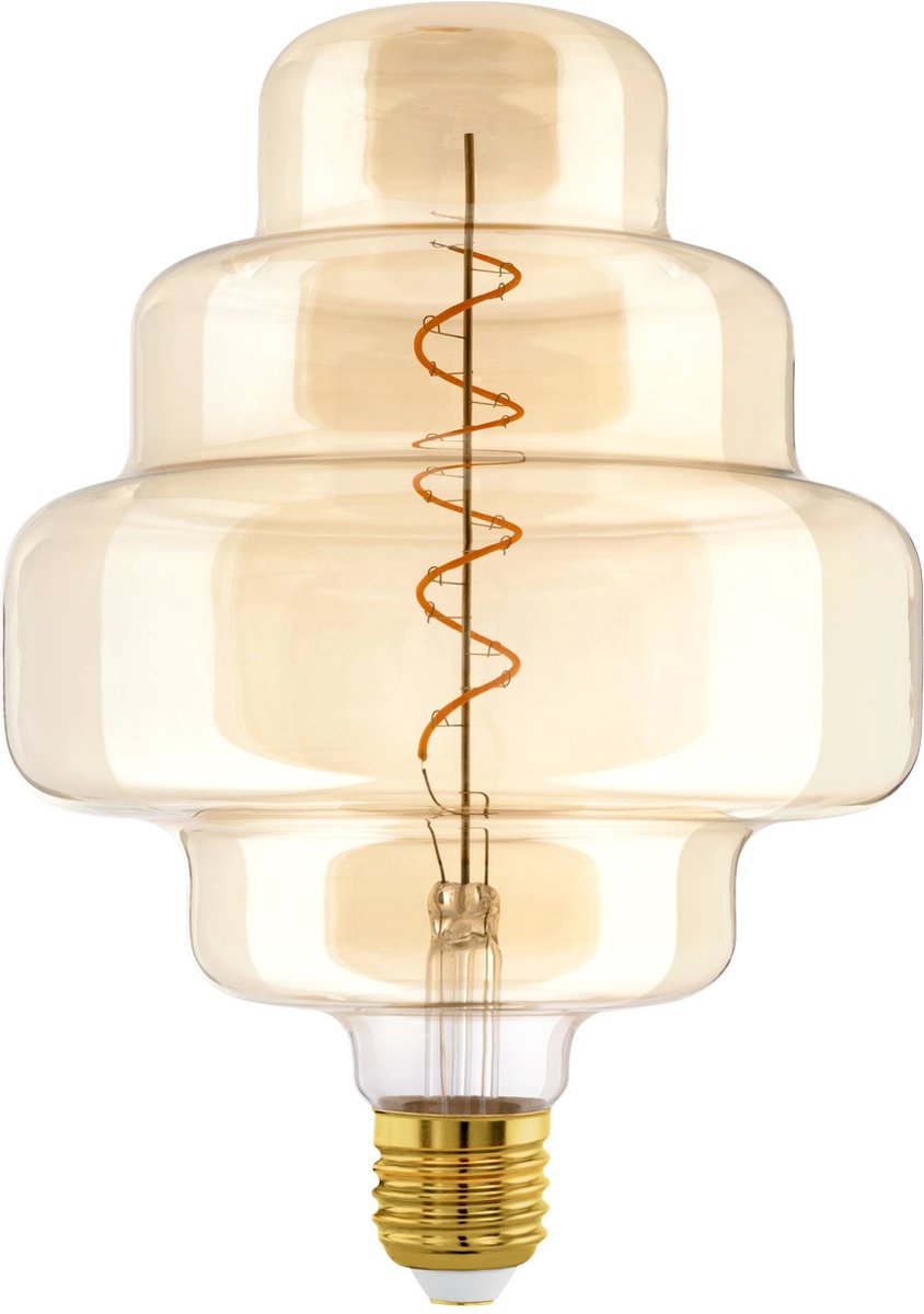 Eglo LED-Lampe - E27 - ø 20 cm - Bernstein - 2000k - dimmbar
