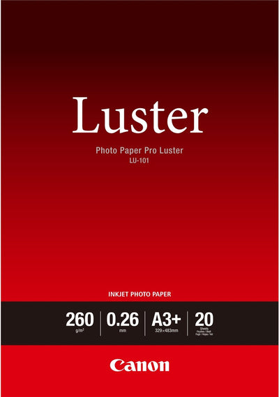 Fotopapier Pro Glanz Canon lu-101 A3+ weiß 20 Blatt