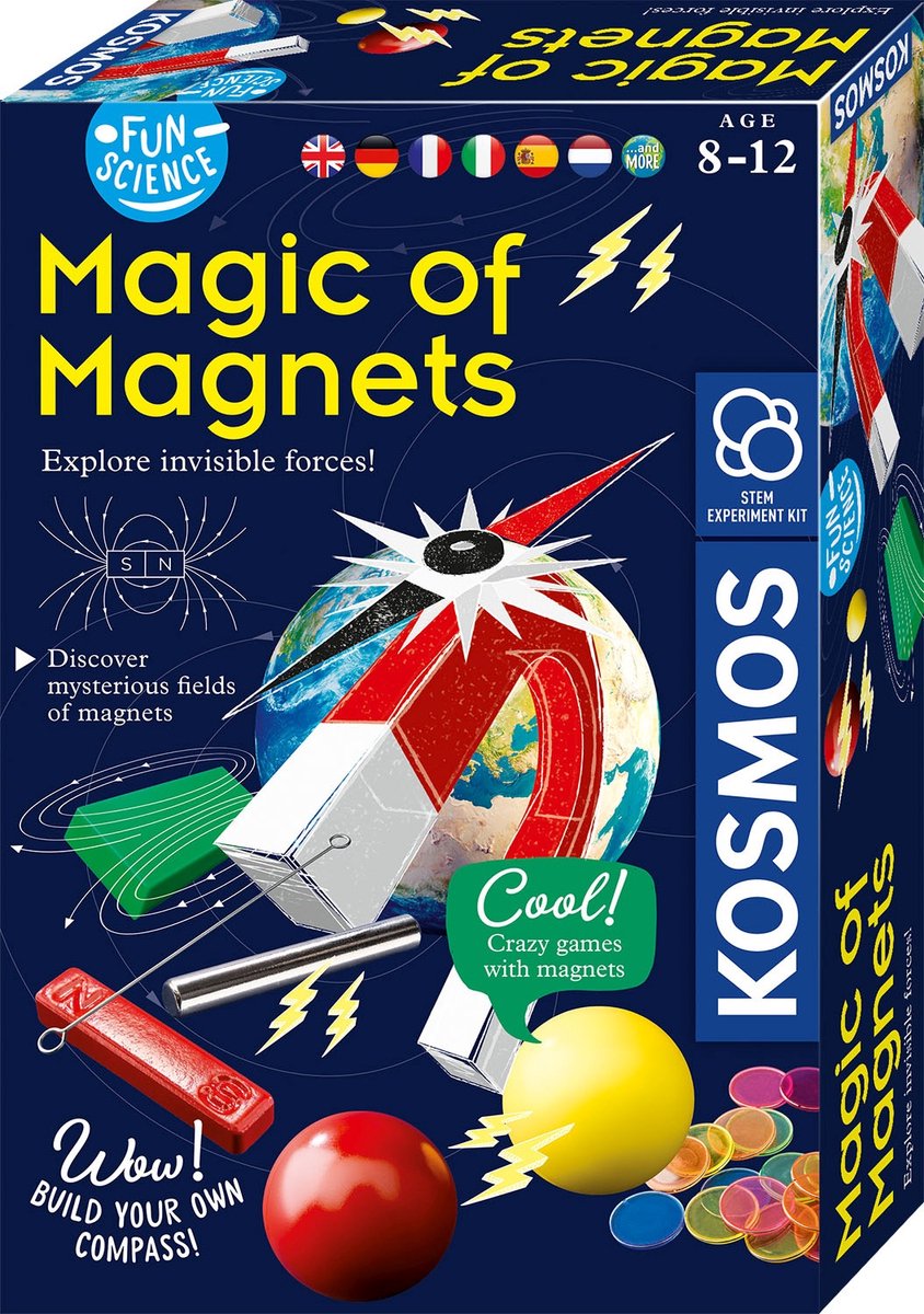 Cosmos -Magnetexperimente gesetzt
