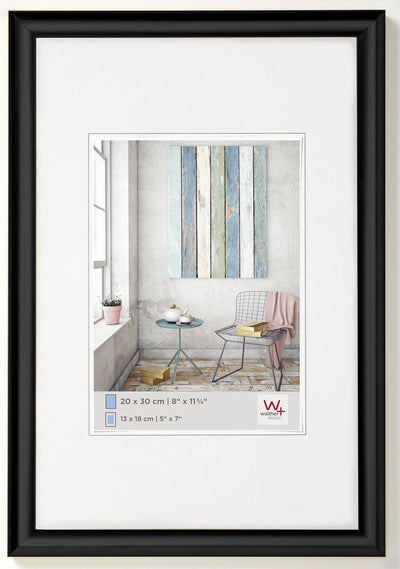Walther trendstyle - Kunststoffrahmen - Fotogröße 20x30 cm - Schwarz