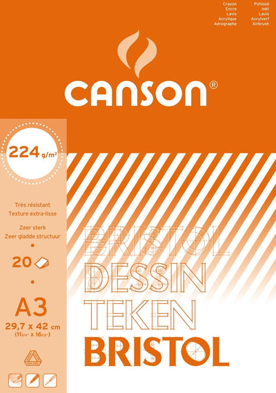 Canson Zeichenblock Bristol Format 297 x 42 cm (A3)