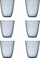 Arcoroc Pampille Colors – Becher blau – 30 cl – Set 6 – D8,6 x H9,7 cm