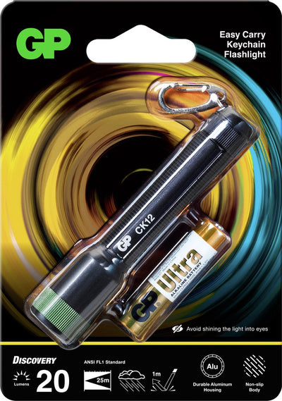 GP LED-Schlüsselanhänger-Taschenlampe, 20 lm