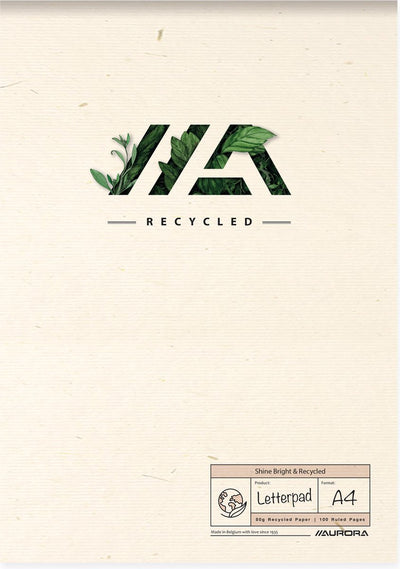 Aurora Shine Bright Recycling-Schreibblock | ft a4 | gefüttert