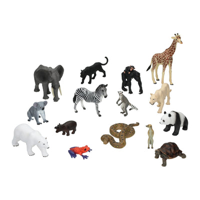 Mojo Wildlife Tierschulpaket, 15-tlg.