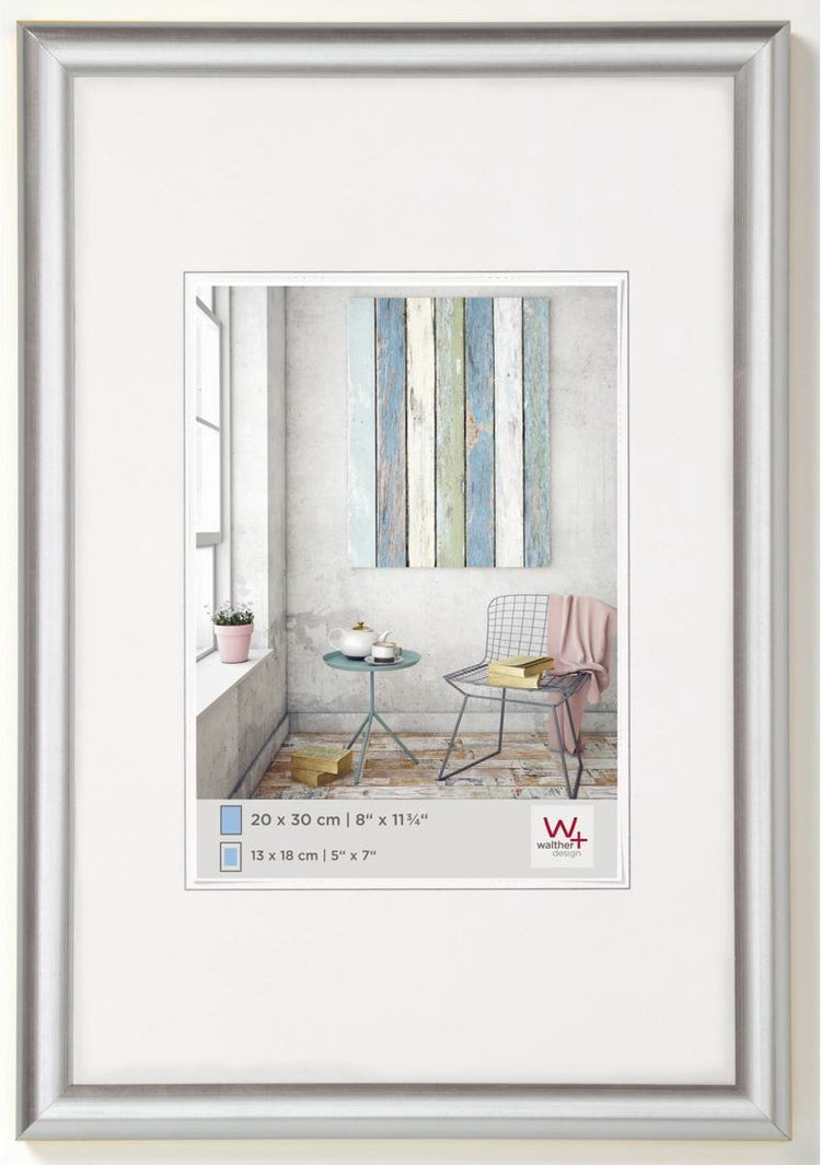 Walther trendstyle - Kunststoffrahmen - Fotogröße 50x70 cm - Silber