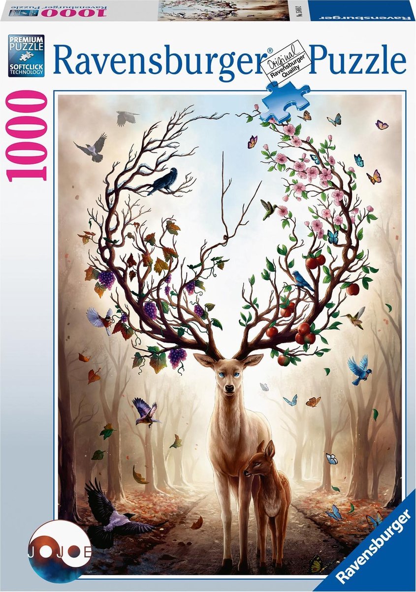 Ravensburger Puzzle Fantasy-Hirsch - Puzzle - 1000 Teile