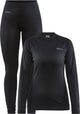 Craft Core Dry Baselayer Thermoset Damen – Schwarz – Größe L