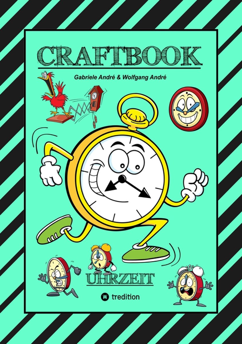 Bastelbuch – fertig! 85 - craftbook - time-of-day lernen - bastelvorlage lernuhr - domino time-of-day play - ausmalmotive - time-of-day - rätsel - bilder