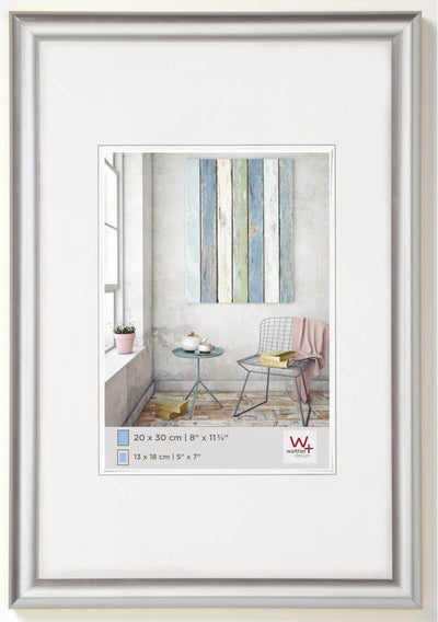 Walther trendstyle - Kunststoffrahmen - Fotogröße 40x60 cm - Silber