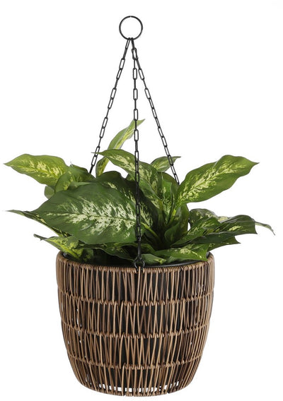 Glimmerdekorationen Kunstpflanze Dieffenbachia – grün – 40 cm – im Topf – Kunstpflanze – Zimmerpflanze