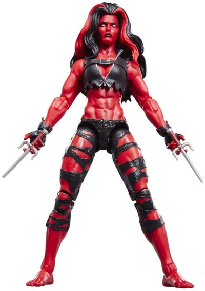 Hasbro Hulk Marvel Legends Actionfigur Red She-Hulk 15 cm Actionfigur