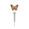 Decoris Regenmesser Schmetterling aus Metall H83cm