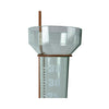 Decoris Regenmesser Schmetterling aus Metall H83cm