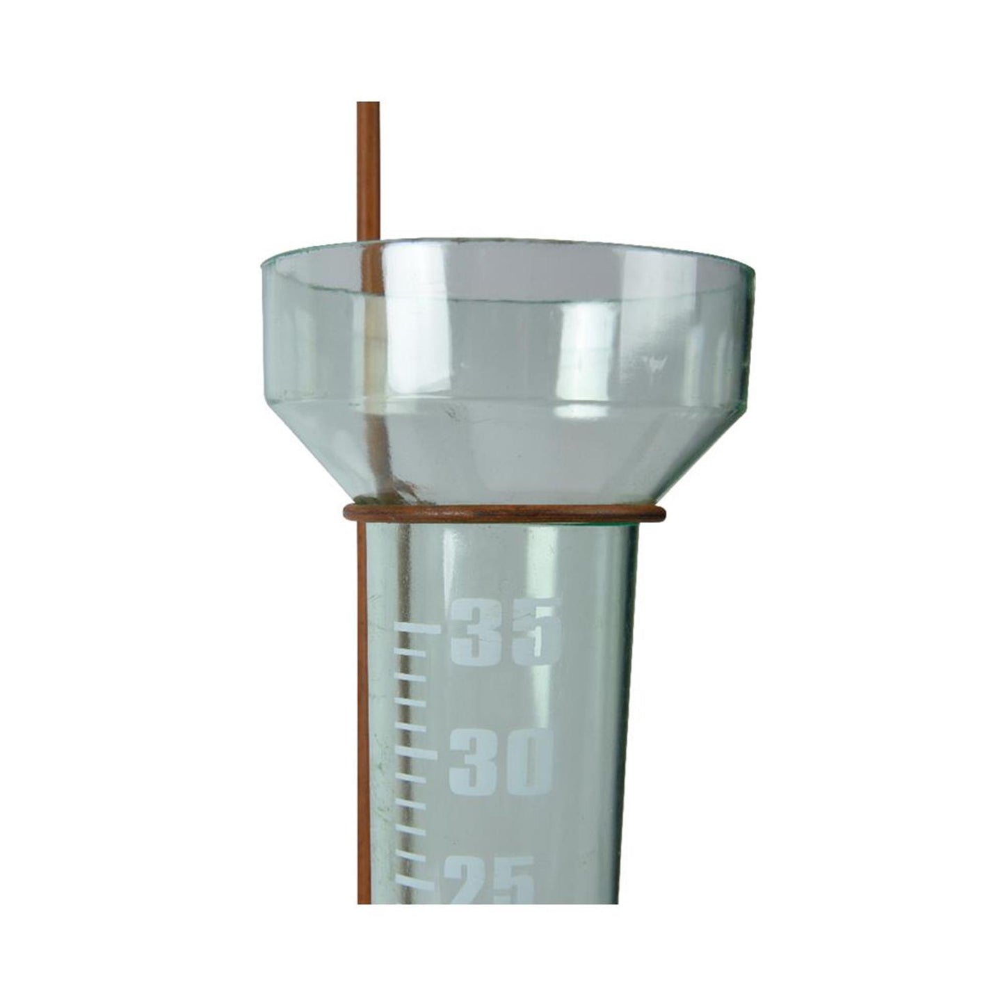 Decoris Regenmesser Schmetterling aus Metall H83cm