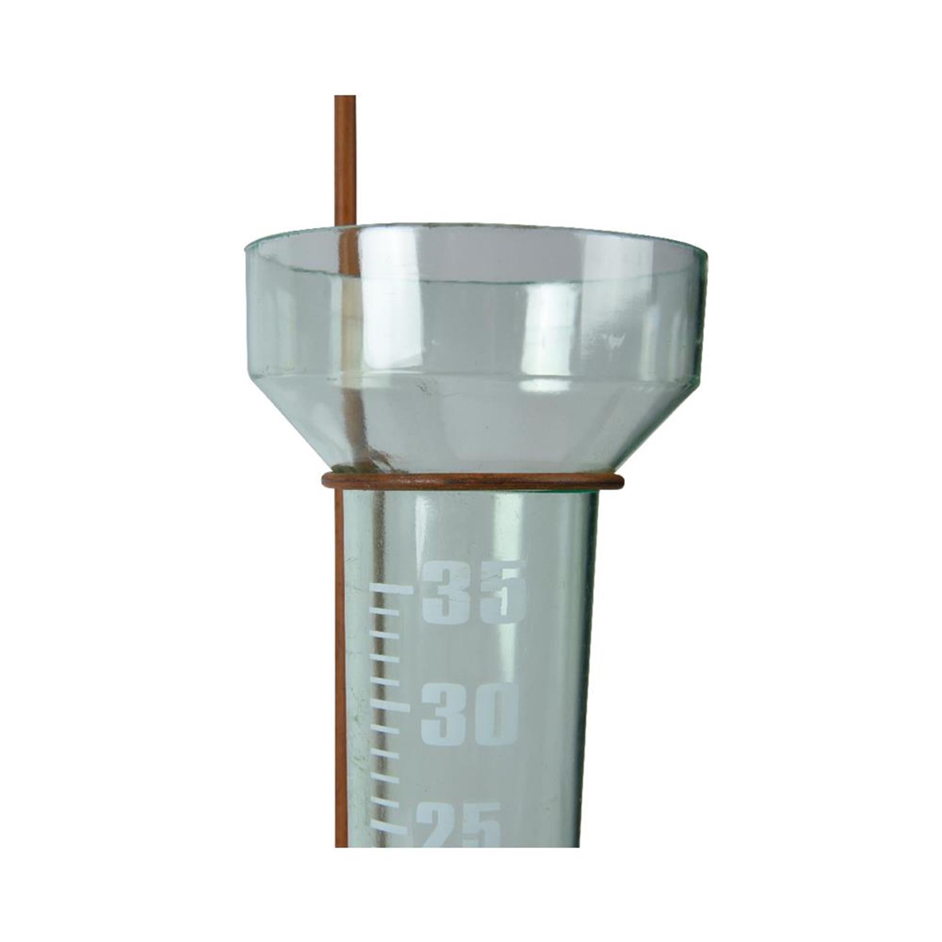 Decoris Regenmesser Schmetterling aus Metall H83cm