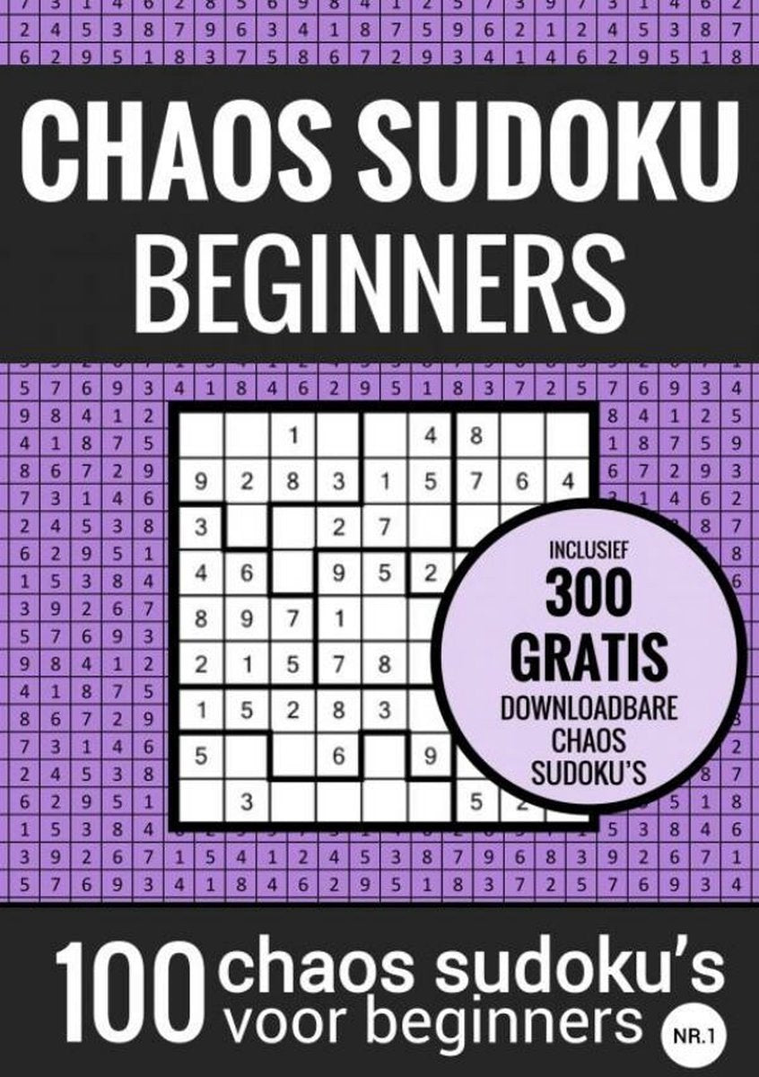 Choas Sudoku Sudoku einfach: Chaos Sudoku – Nr. 1 – Rätselbuch mit 100 einfachen Rätseln für Erwachsene und ältere Menschen
