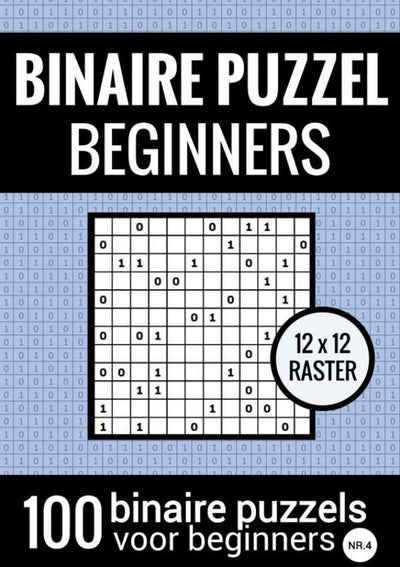 Brandless Sans Marque binäres Puzzle einfach für Anfänger – Rätselbuch mit 100 Binairos – Nr. 4