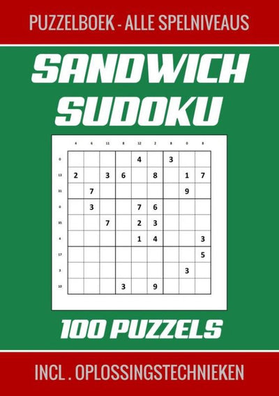 Sandwich-Sudoku - Rätselbuch, alle Spielstufen - 100 Rätsel inkl. Lösungstechniken
