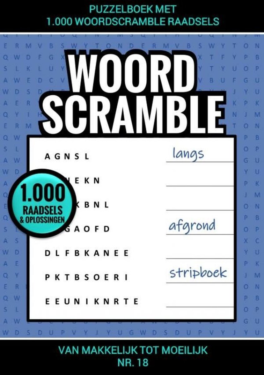 Brandless Sans Marque-Rätselbuch mit 1.000 Worträtseln – Nr. 18