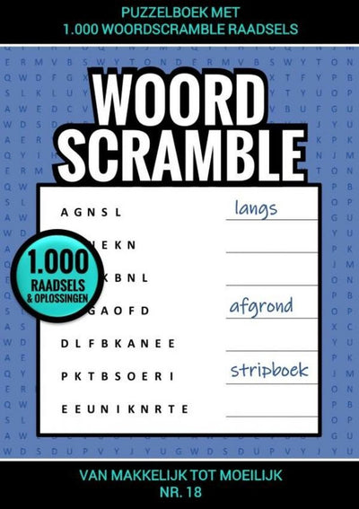 Brandless Sans Marque-Rätselbuch mit 1.000 Worträtseln – Nr. 18